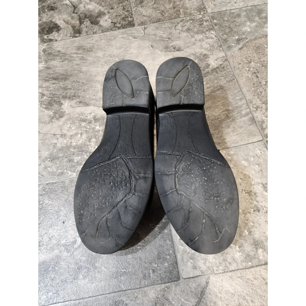 Earth Avani Barcelona Loafers Black Leather Penny Slip On Shoes 9.5M